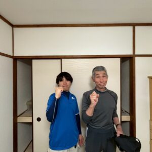 大阪市西区のお客様との写真