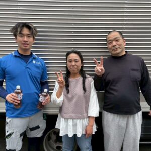 大阪府東大阪市のお客様との写真