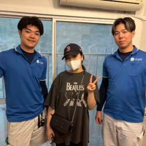 大阪府泉大津市のお客様との写真
