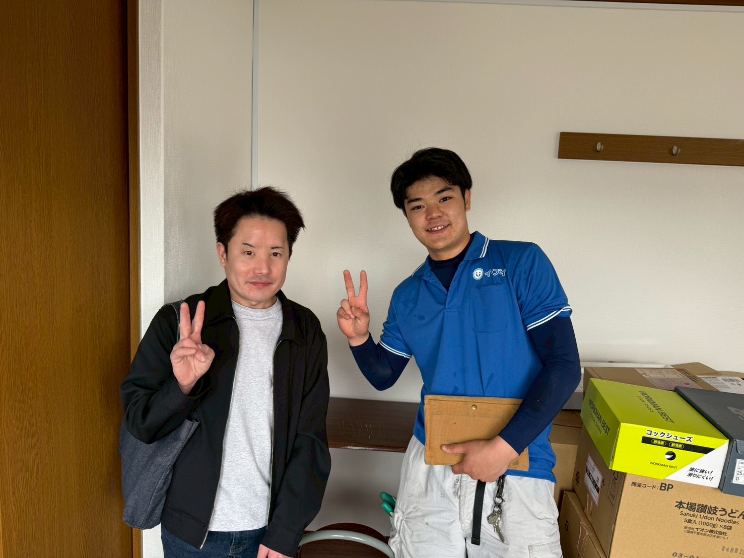 大阪府門真市のお客様との写真