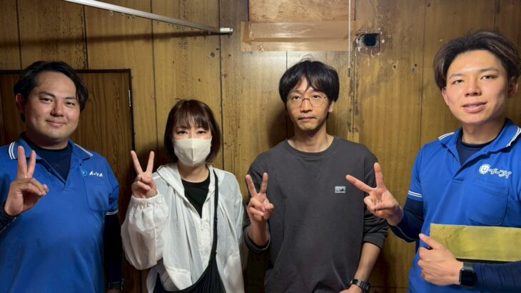 大阪市西成区のお客様との写真