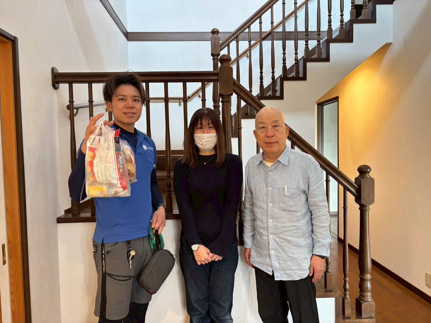 京都府木津川市のお客様との写真