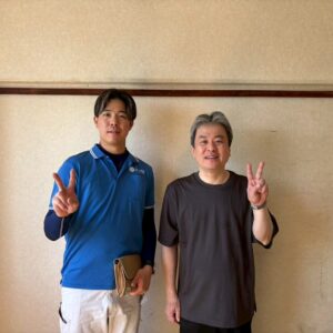 大阪市のお客様との写真