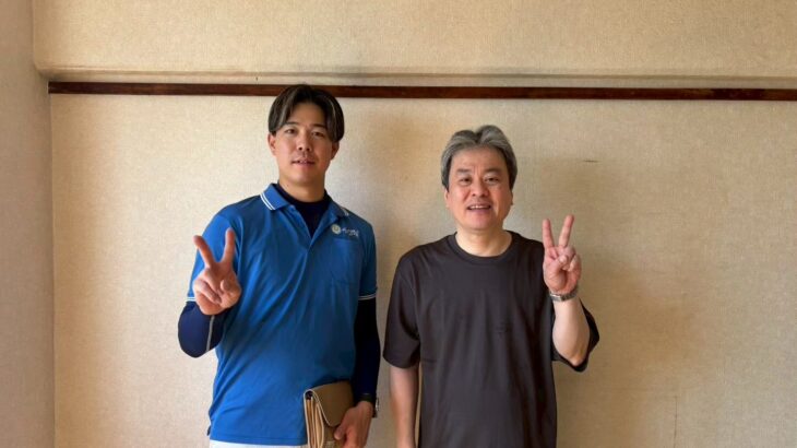 大阪市のお客様との写真