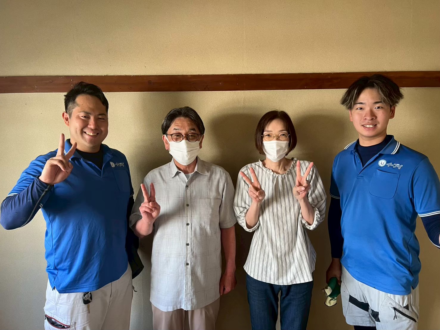 大阪市平野区のお客様との写真