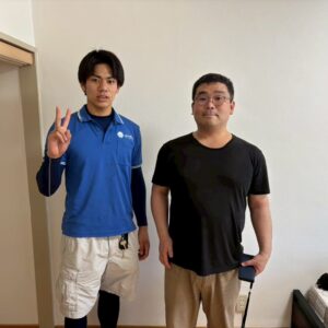 大阪市西区のお客様との写真