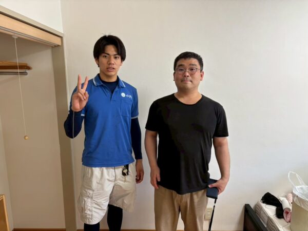 大阪市西区のお客様との写真