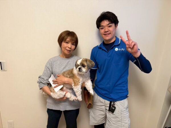 大阪府堺市西区のお客様との写真
