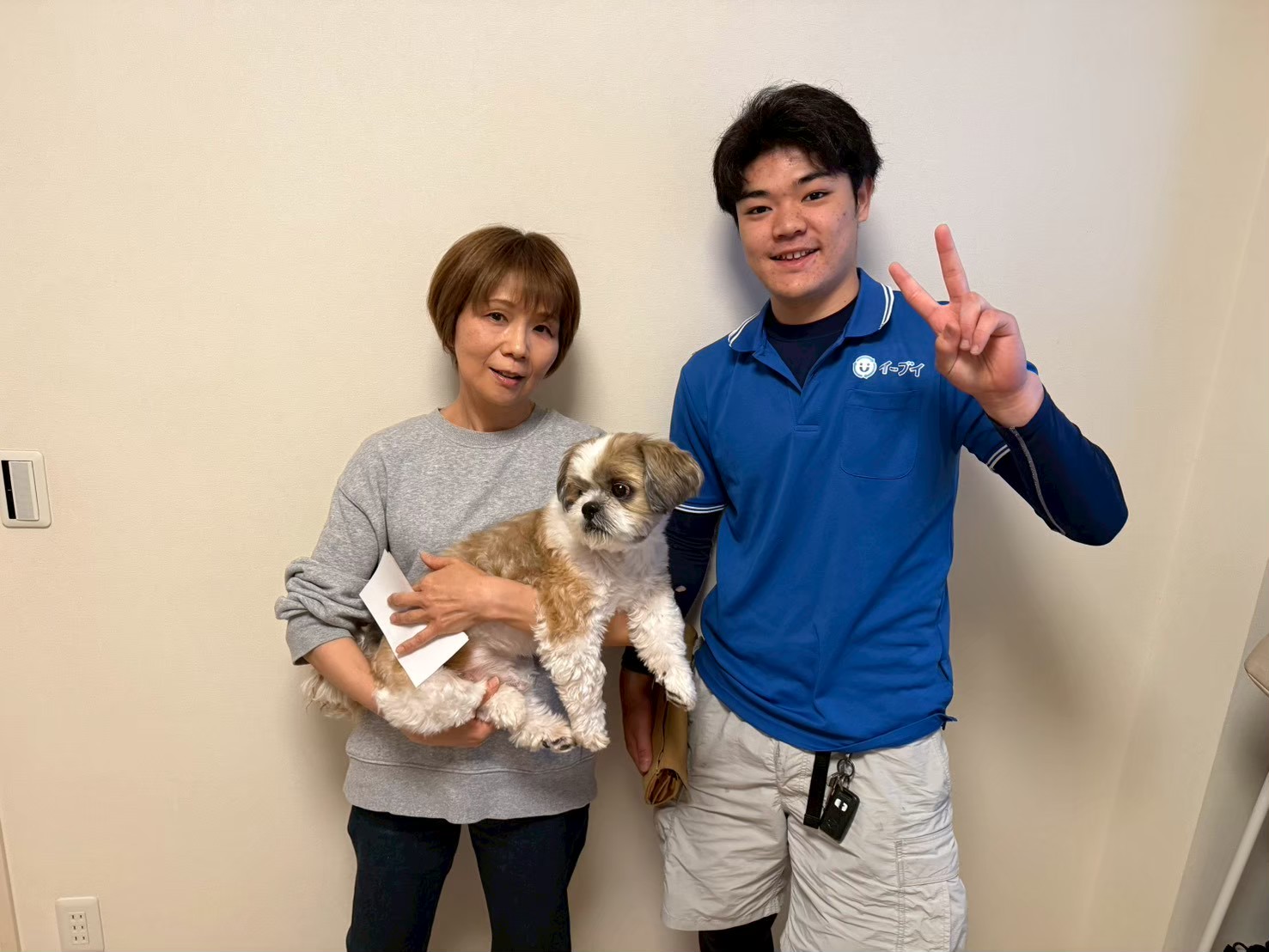 大阪府堺市西区のお客様との写真