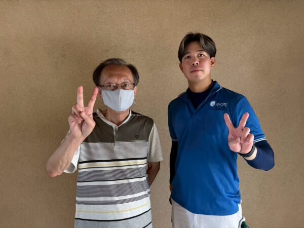 堺市北区のお客様との写真